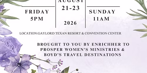 If the Shoe Fits, Wear It: Divine Faith, Freedom & Favor Women\u2019s Enrichment Retreat 2026