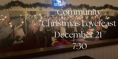 Trinity Community Christmas Candle Lovefeast