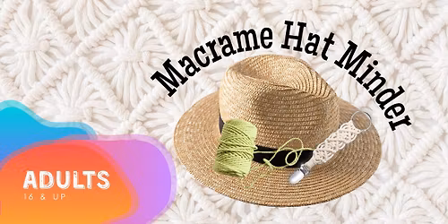 Macrame Hat Minders