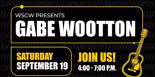 Gabe Wootton Live at WSCW September 19