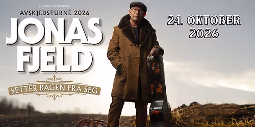 Jonas Fjeld setter bagen fra seg i H\u00f8nefoss \/\/ Alles Kulturhus