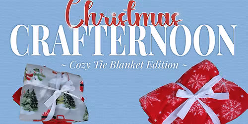 Christmas Crafternoon: Cozy Tie Blanket