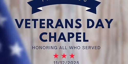 Veterans Day Chapel