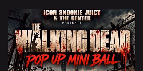Icon Snookie juicy & The center presents \u201cThe walking Dead\u201d Pop up mini Kiki Ball 