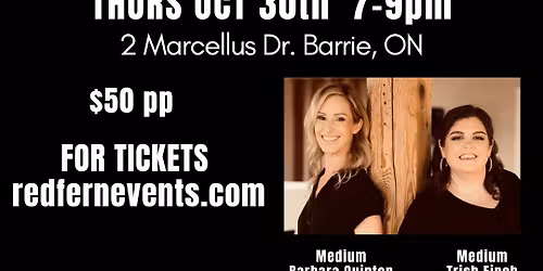 2 Mediums. 1 Night. Live Audience Mediumship Readings, Barrie
