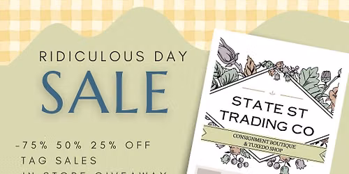 Ridiculous Day Sale @ SSTC ft. Saddle Up Drink Co