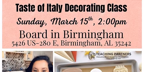 Taste of Italy Cookie Class!