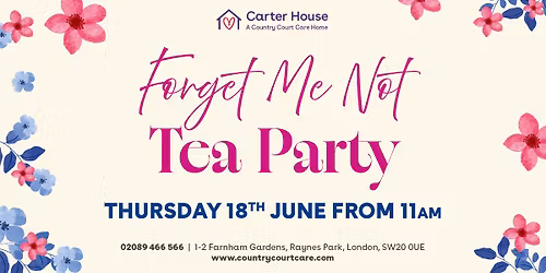 Forget Me Not Tea Party