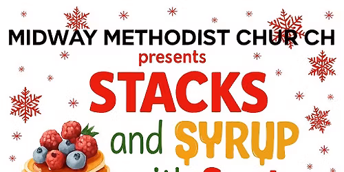 "Stacks and Syrup with Santa"