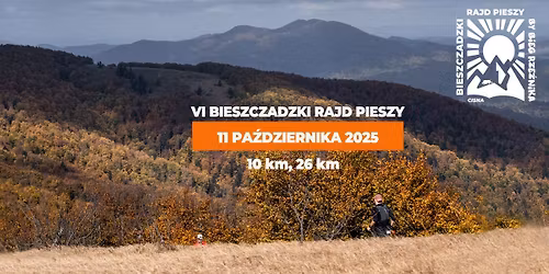 VI Bieszczadzki Rajd Pieszy – Edycja jesienna, 11 października 2025