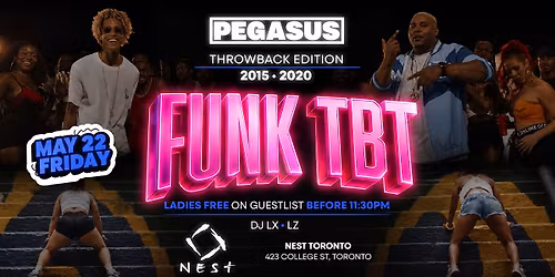 FUNK TBT: The Biggest Brazilian Party in Canada @ NEST