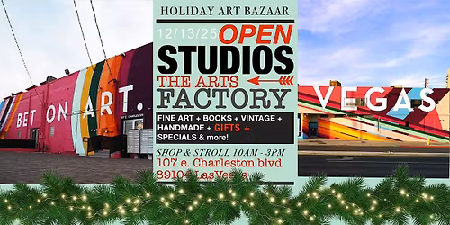Holiday Art Bazaar at the Arts Factory