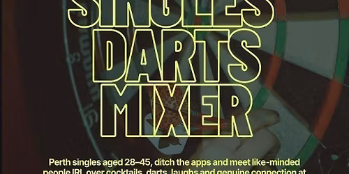 Thursday | Social Singles Darts- Flight Club | Fremantle (Age 28-45)