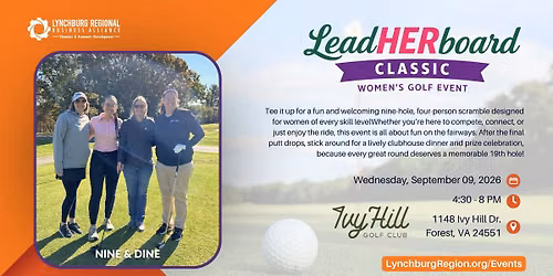 LeadHERboard Classic: Nine & Dine
