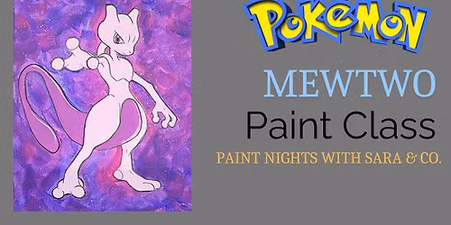 Mewtwo Pokemon Paint Class