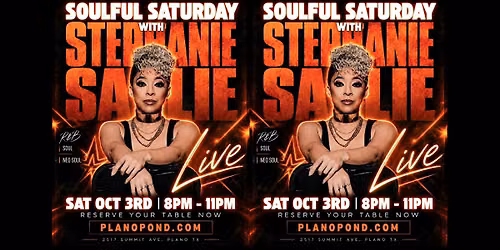 Stephanie Sallie @ The Pond - Saturday October 3rd - Live Music
