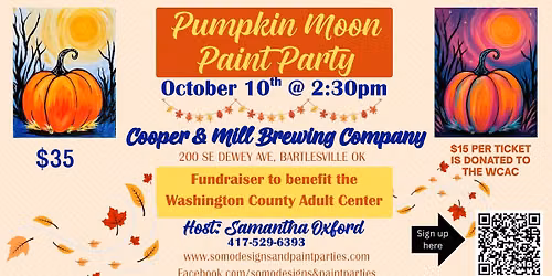 Pumpkin Moon Paint Party