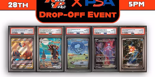 PSA Grading Drop Off Event