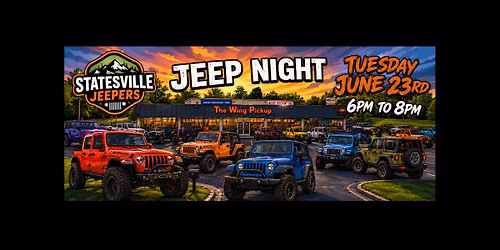 JEEP NIGHT AT THE WING PICKUP & SAVING GRACE K9s GTD CHECK PRESNTATION!