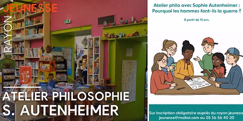 SUR INSCRIPTION - Atelier philosophie avec S. Autenheimer