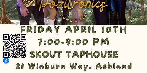 The Pozitronics are BACK at Skout Taphouse in Ashland!