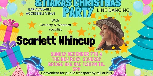 TINSEL & TIARAS LINE DANCE PARTY WITH SCARLETT WHINCUP