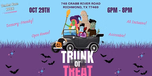 Tender Care PPEC Special Needs Trunk or Treat Open House - Texas Center