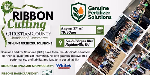 Ribbon Cutting: Genuine Fertilizer Solutions