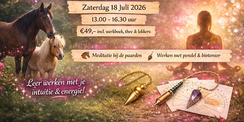 \u2728 Workshop: Werken met de pendel & energie \u2728