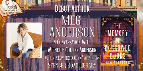 Meg Anderson, THE MEMORY OF BORROWED BOOKS
