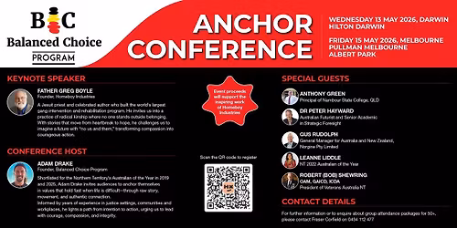 Balanced Choice Anchor Conference 2026 (Darwin)