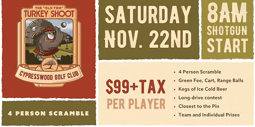 Cypresswood Turkey Shoot Scramble