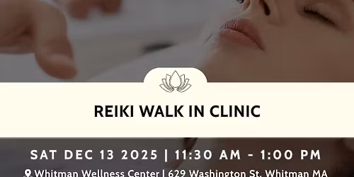 Reiki Walk In Clinic