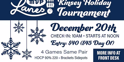 Kinseys Holiday Tournament