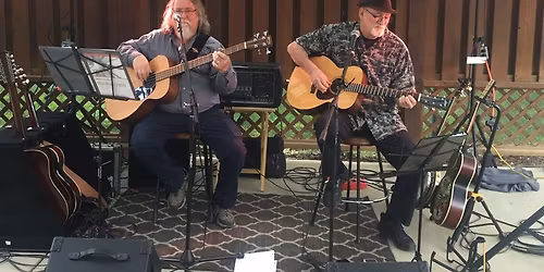 The Tucked in T's Duo at Lucia Nights in Bishop Hill