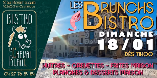 Les Brunchs du Bistro - Les Huitres de Janvier