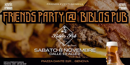 Friends Party@Biblos Pub