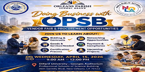 NOLA-PS Procurement Vendor Fair