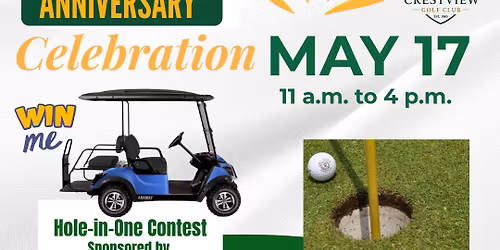 May 17 60th Anniversary Celebration 11 am-4 pm.