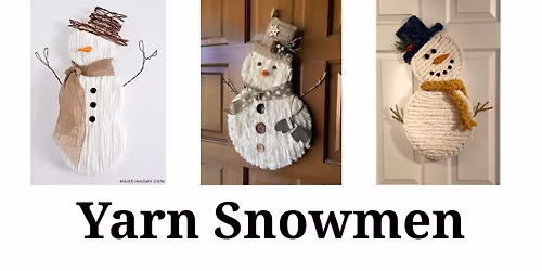 Yarn Snowman