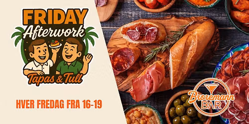 \ud83c\udf36\ufe0f\ud83c\udf57Afterwork med gratis tapas hver fredag fra 16-19 \ud83e\uddc0\ud83e\udd56