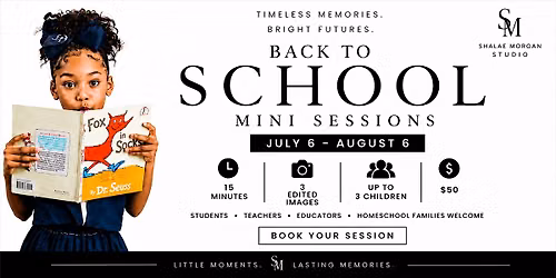 Back to School Mini Sessions
