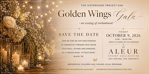 The Sisterhood Project USA: Golden Wings Gala
