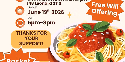 Eagle Scout Project Fundraiser Spaghetti Dinner