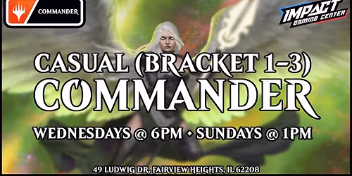 Casual Commander Wednesdays @ IGC