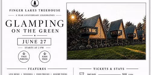 Glamping on the green