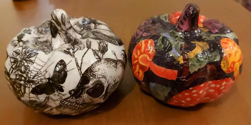 Decoupage a Pumpkin