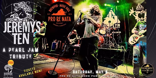 Jeremy's Ten - A Pearl Jam Tribute @ Pro Re Nata