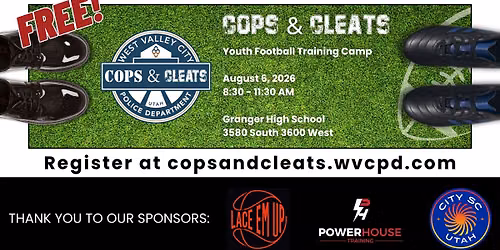 Cops and Cleats: Football Camp