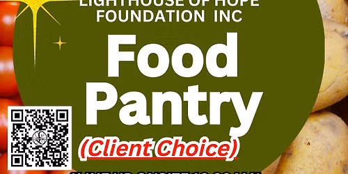 Lighthouse of Hope Foundation \u2013 Free Weekly Food Pantry